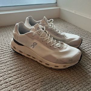 On Running Cloudnova Form, Size 10.5 Men’s, Color White | Eclipse